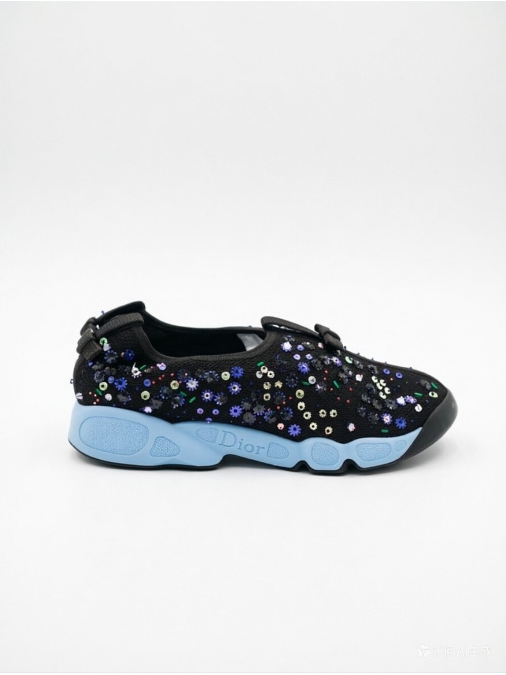 Dior Embellished Sequin Slip-On Sneakers
